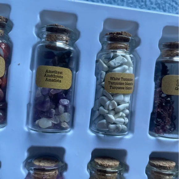 Assorted Gemstone Vials Set - Picture 6 of 9